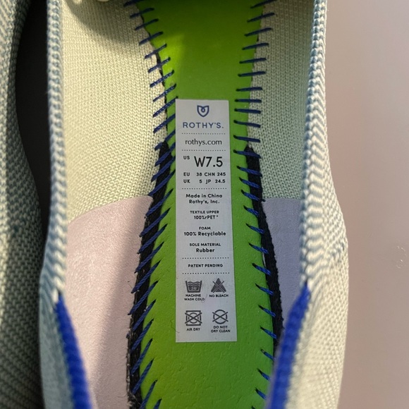 Rothy’s Mint Points 7.5 - Picture 4 of 4